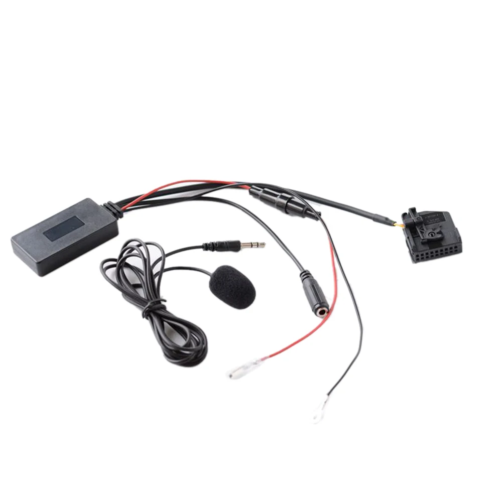 

Car Wireless Bluetooth Audio Adapter Handsfree MIC AUX Cable MFD2 RNS2 for 18Pin for