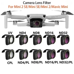 For DJI Mavic MINI 1/2/SE Camera Lens Filter UV CPL ND4 ND8 ND16 ND32 ND/PL Drone Filters Set for DJI Mini 2 SE 4K Accessories