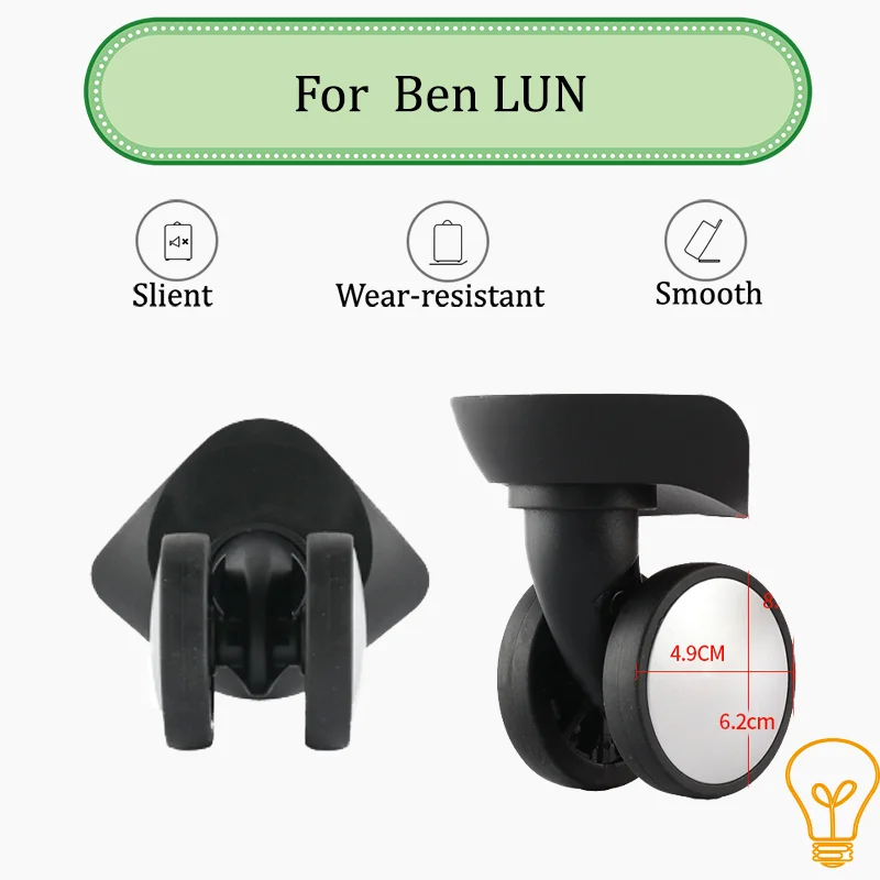 

Suitable For BENLUN BL-105 Luggage Wheel Trolley Case Wheel Pulley Sliding Casters Universal Wheel Repair Wear-resistant Slient