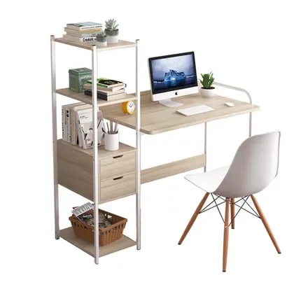

#New design home office large storage study computer desk with drawers game table furniture