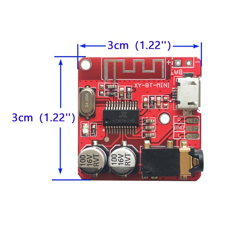 Vhm-314 Плата аудиоприемника Bluetooth-5.0 Mp3 Плата декодера без потерь DIY Наборы