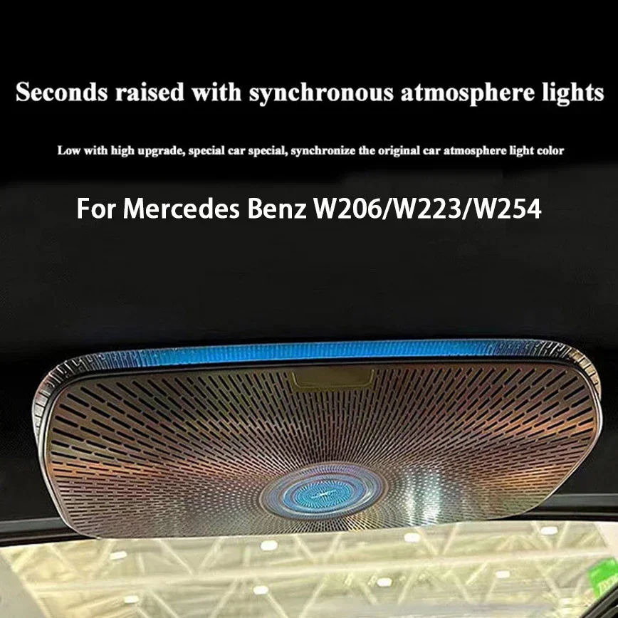 

Для Mercedes Benz New C/S/GLC-класс W206 W223 X254 3 шт. крыша 64 цвета светодиодный динамик автомобильные потолочные колонки W223 окружающий свет