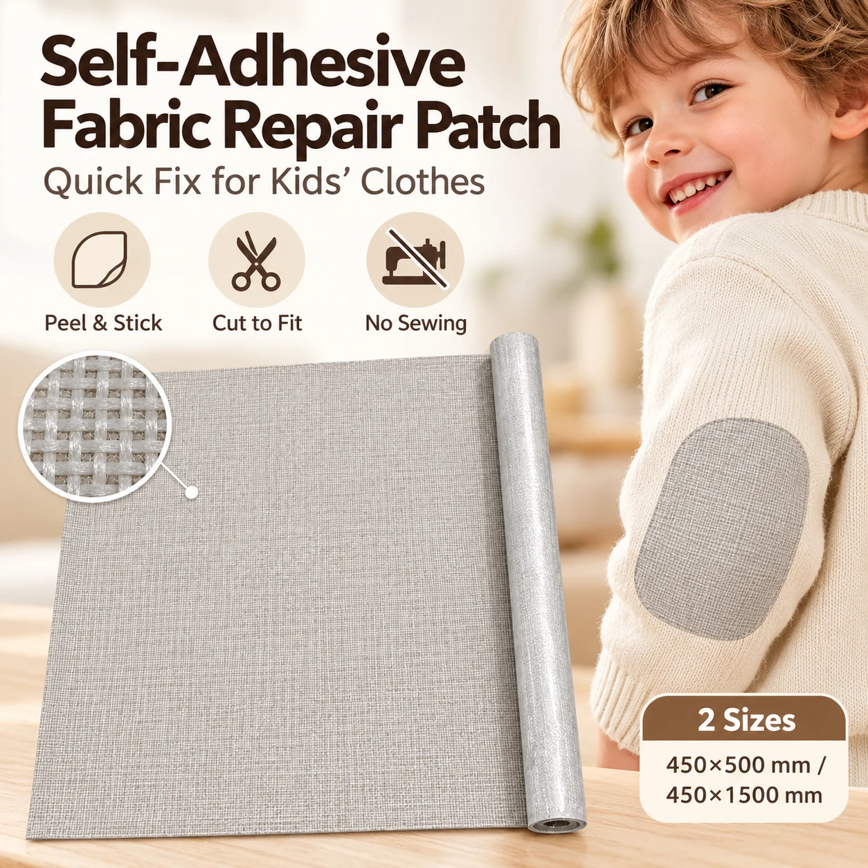 Patch Multicolor Anti-Scratch Repair Tape for Car and Home Color Change Car Seat Sofa Self-adhesive Linen Repair Patch
