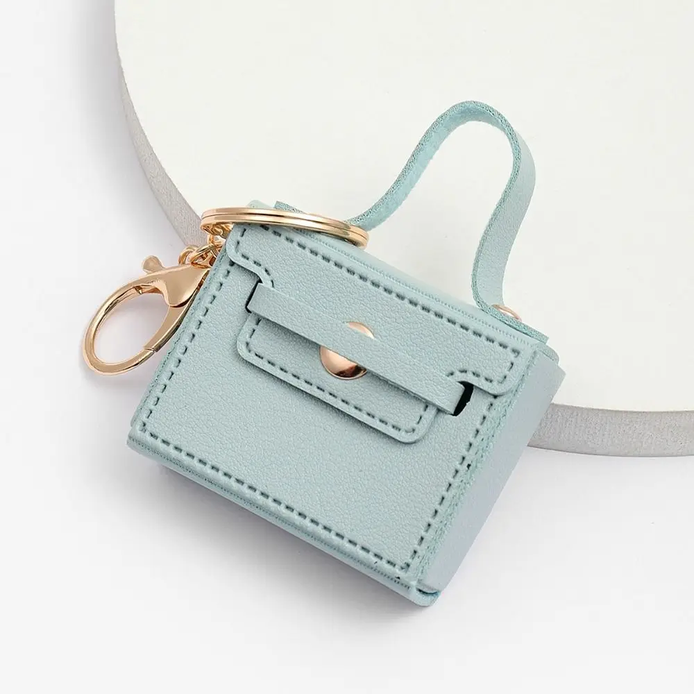 سلسلة مفاتيح كاواي بلون الحلوى ، حقيبة مربعة صغيرة ، شماعات حقيبة ظهر ، إكسسوارات صغيرة إبداعية ، جديدة