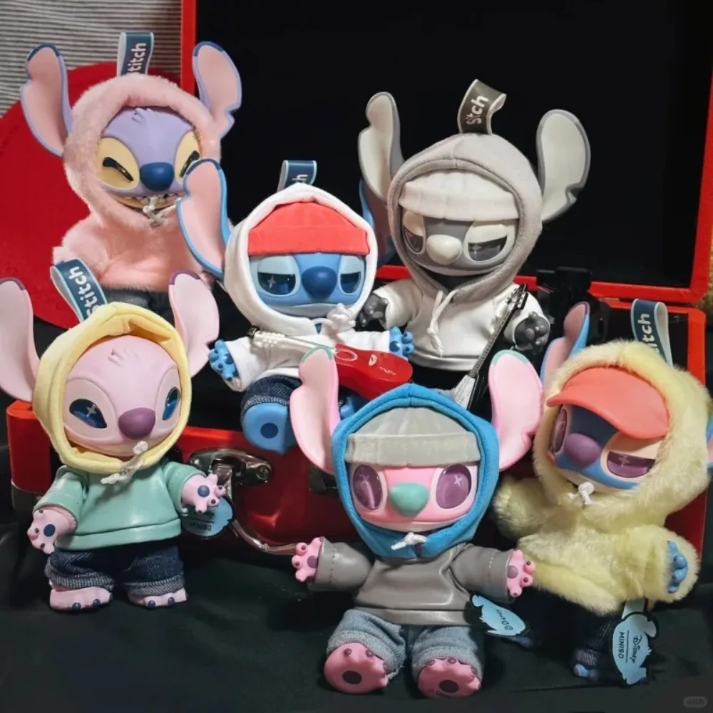 Cartoon STC Street Series Vinyl Blind Box Joint Beweegbare Stitch Model Rugzak Hanger Verjaardagscadeau Bureau Auto Pop Decoratie