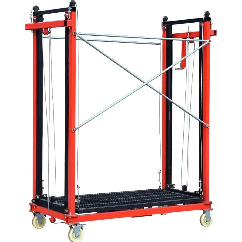 

New Hot Selling Electric Scaffolding For Construction Decoration Ladder Climbing Lift Platform Scaffoldings