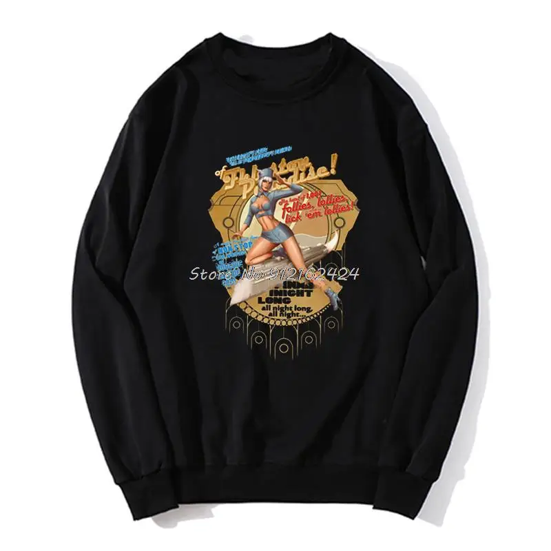 Sex Pin Girl Hoodies Fhloston Paradise Naked Pretty Men's Famous Design Fashion Slim Fit Hoodie Tops Tees Cotton Streetwear