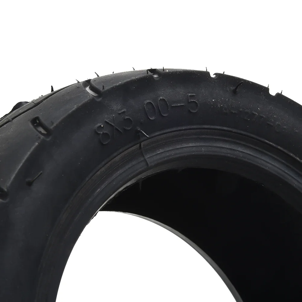 

Tubeless Tire Tire Outdoor Sports Replacements Wearproof 1 Pcs 588g 8x3.00-5 Accessories Black Electric Scooter