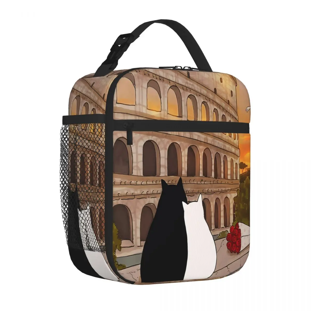 Bestselling Journal Of A Cat In Rome - Romantic Sunset At The Modern Lunch Carrier Open Air Meal Camping Lunch Bag