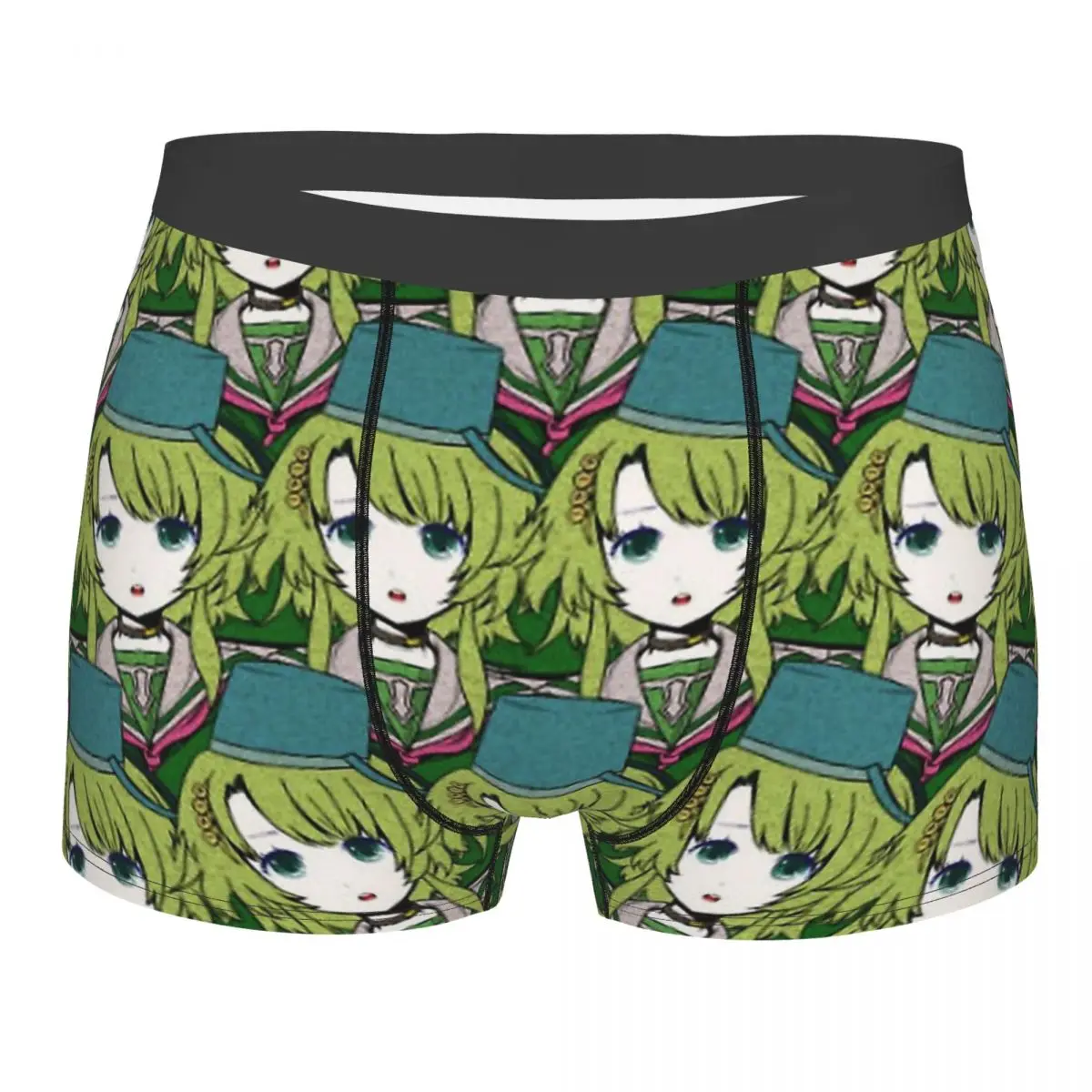 Shin Tsukimi Impresso Cuecas Boxer para Homens, Roupa Interior Altamente Respirável, Your Turn to Die, Qualidade Superior, Presentes de Aniversário