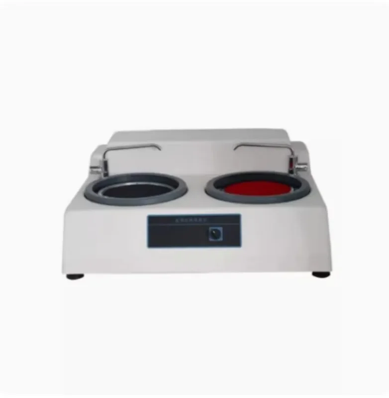 Fully automatic metallographic sample double disc grinding and polishing, manual inlay machine cutting microscope analyzer