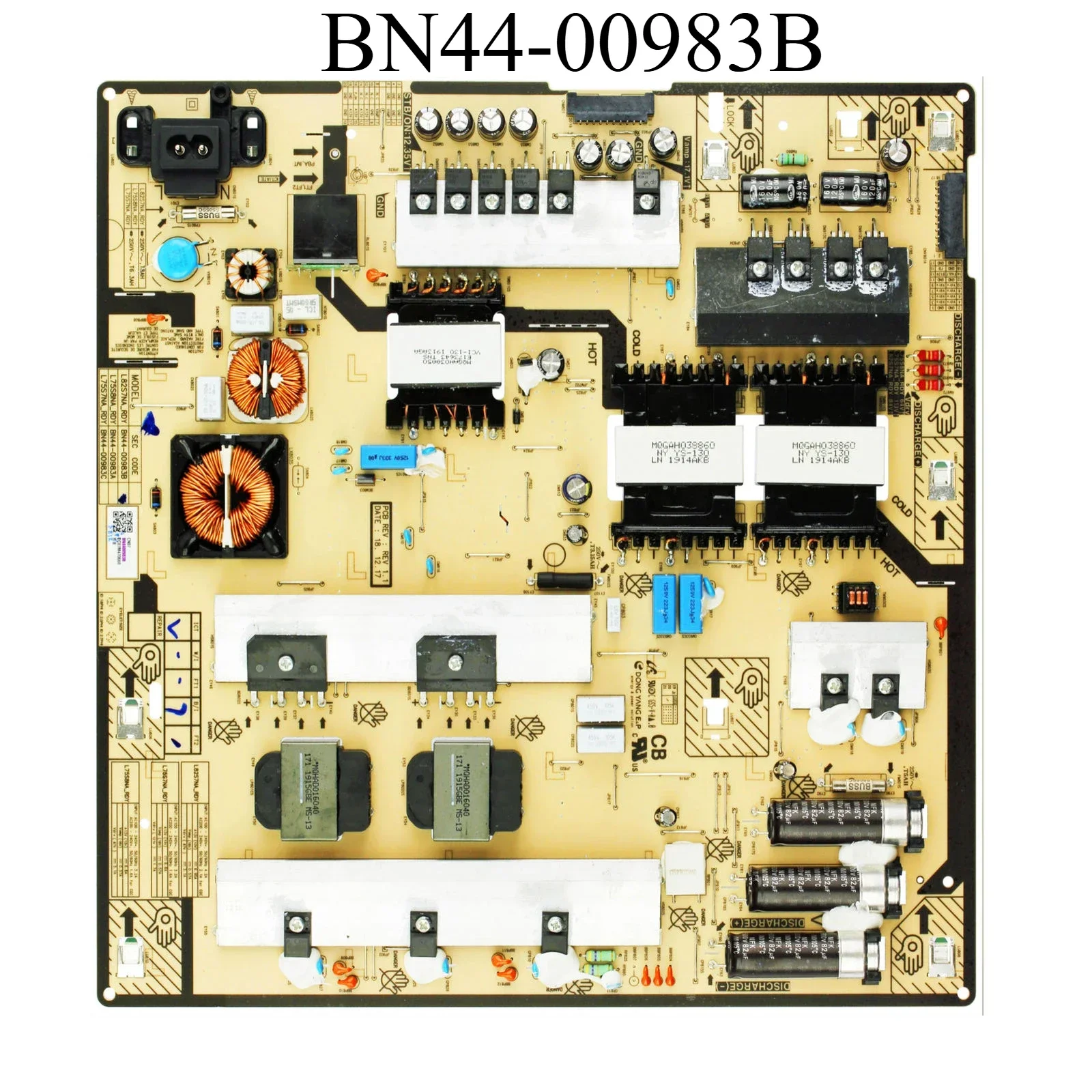 

Brand New Power Supply Board BN44-00983B L82S7NA_RDY Has Been Tested To Work Properly Applicable FOR TV QN82Q70RAFXZA QN82Q70RAF