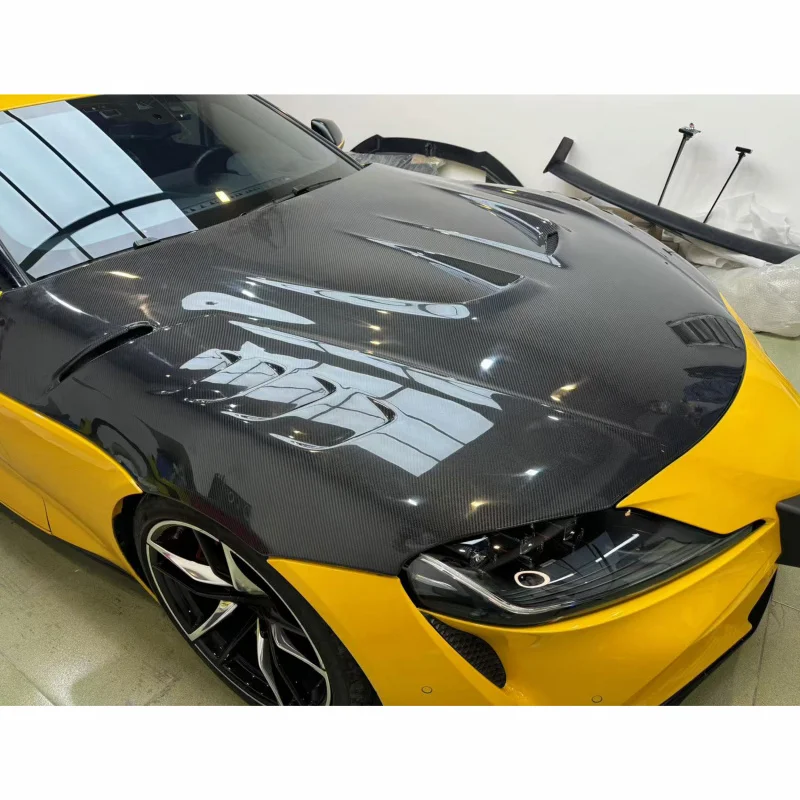 

Для Toyota Supra A90 2012-2019: Премиальный карбоновый капот в стиле LW