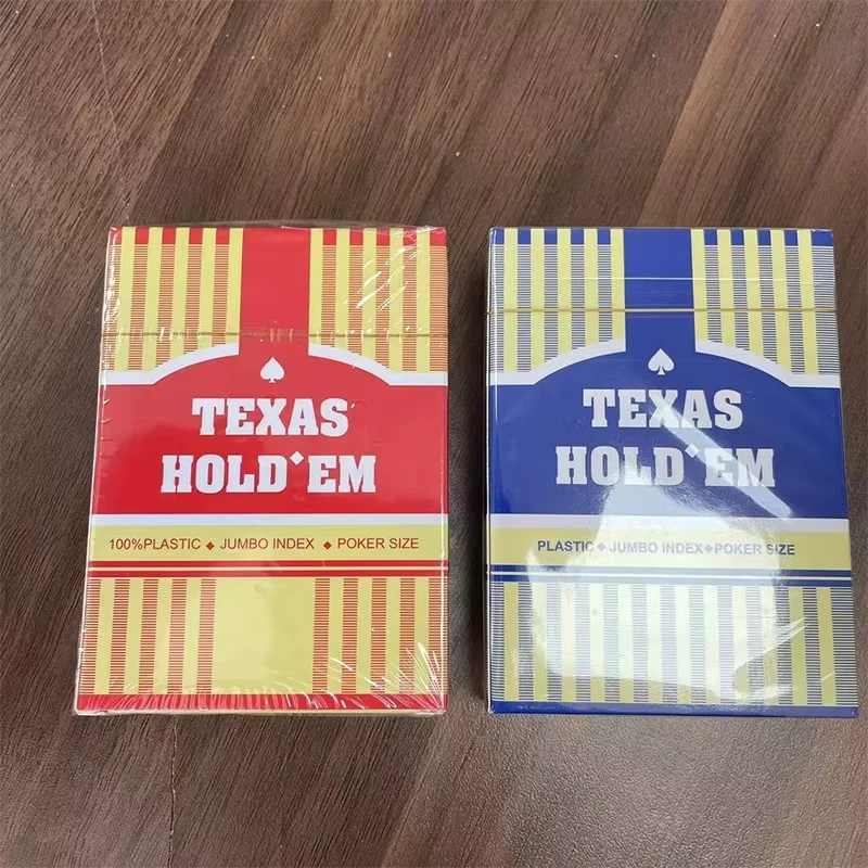바카라 텍사스 홀덤 플레잉 카드 PVC 방수 부드러운 - Board Game Font 리뷰 및 가격