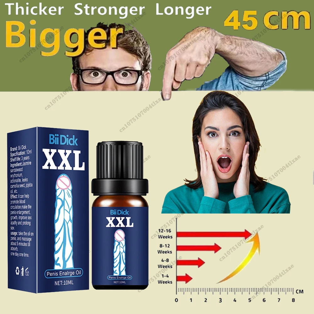 Penis Permanent Thickening Growth Man Massage Enlargement Oils Cock Erection Enhance Big Dick Enlarge Liquid Men XXL Enlargement