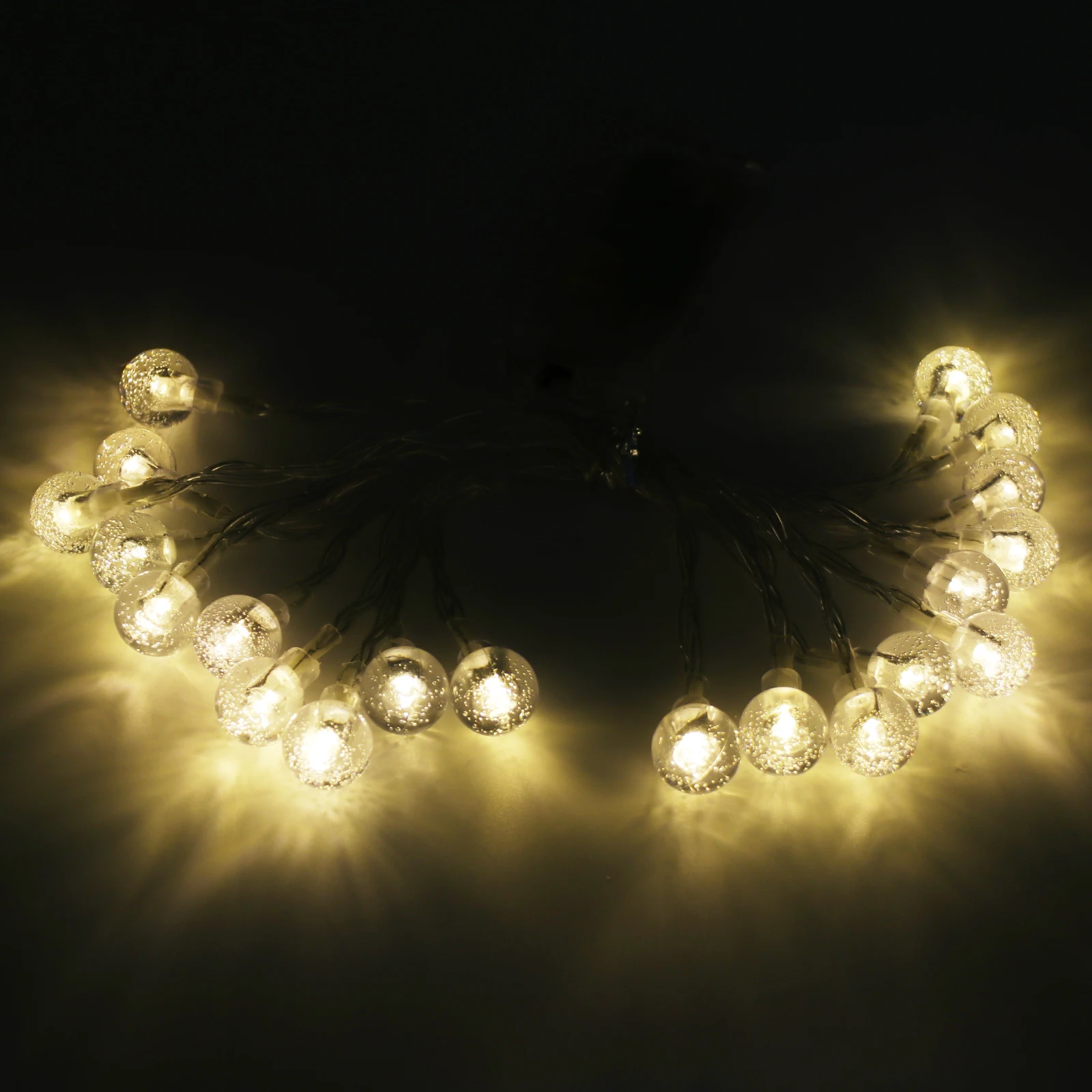 USB/Battery Powered String Lights 10/20/40/80 LEDs Crystal Globe Balls Waterproof Fairy Garland For Outdoor Garden Xmas Wedding