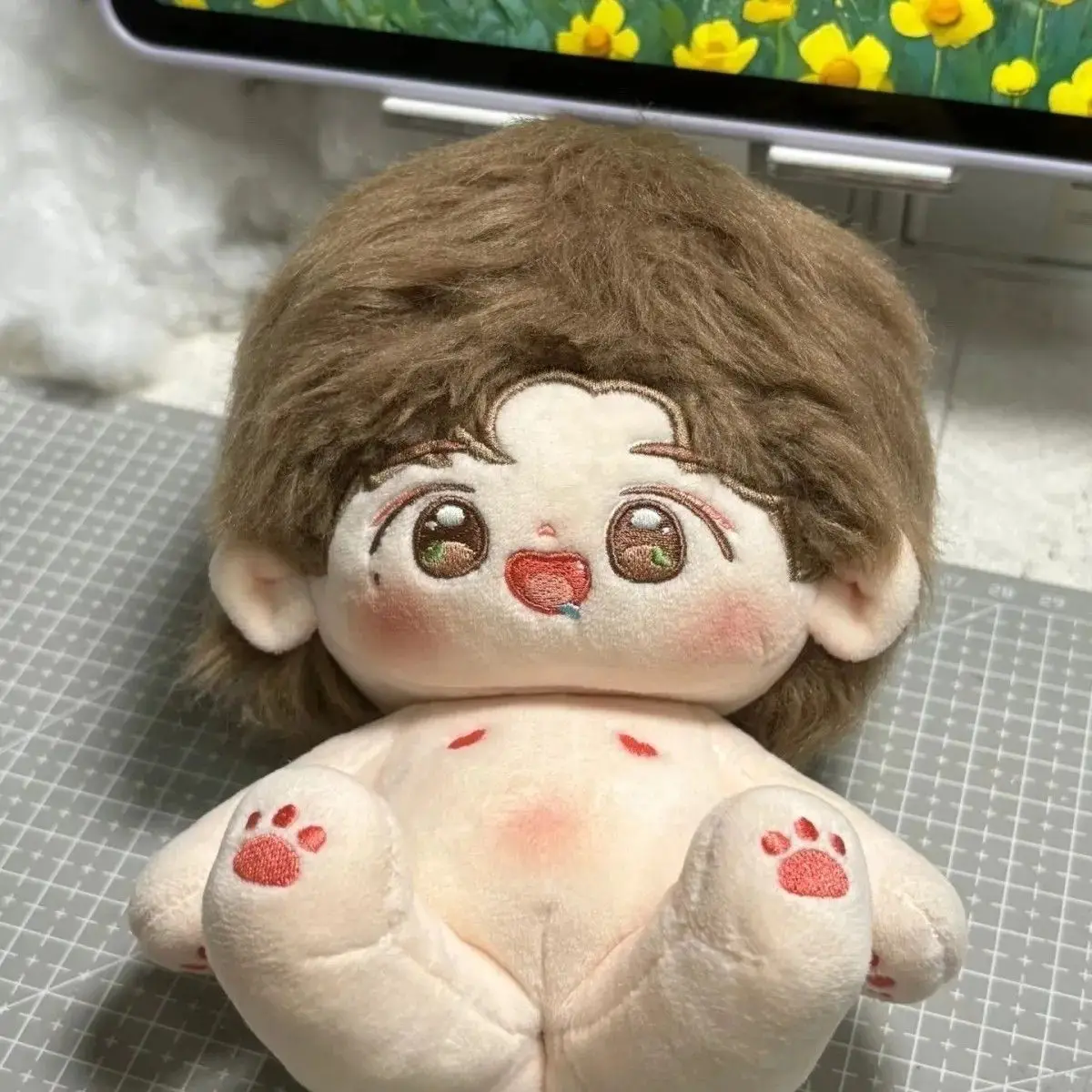 Bai Jingting 20CM Cotton Dress-up Doll Anime Cosplay Kawaii Stuffed Plushie Dolls Mascot Christmas Gifts
