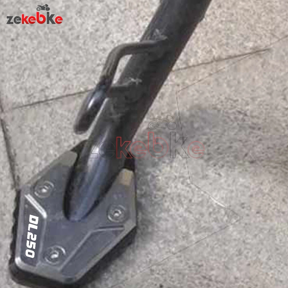 

FOR SUZUKI GSX250R 2013-2022 GW250 DL250 Motorcycle Side Stand Foot Enlarge Plate Pad FOR HAOJUE TR300 DR300 GSX250R GW250 DL250