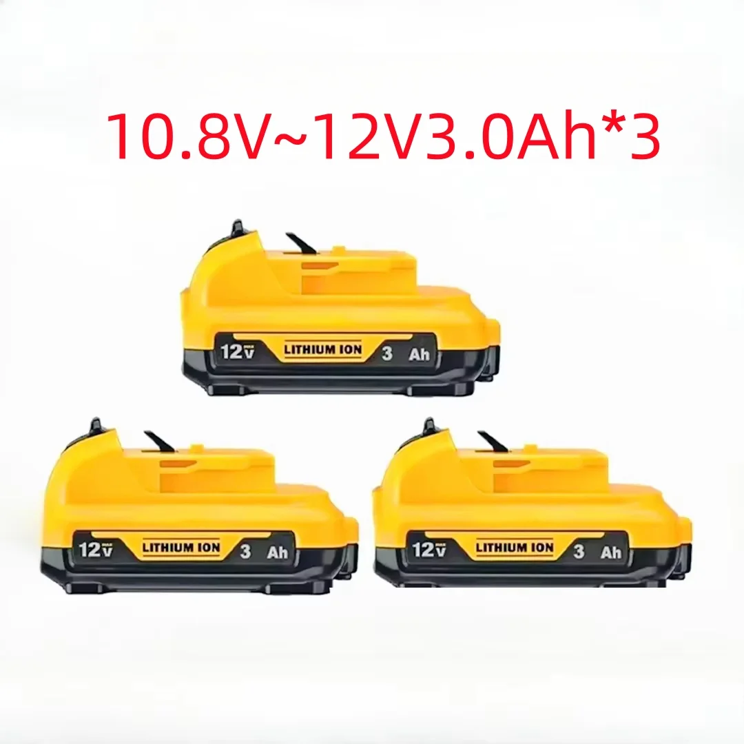 

3000mAh 12V Volt Max Lithium Ion Battery Replacement for DeWalt DCB120 DCB123 DCB122 DCB127 DCB124 DCB121 Rechargeable Batteries