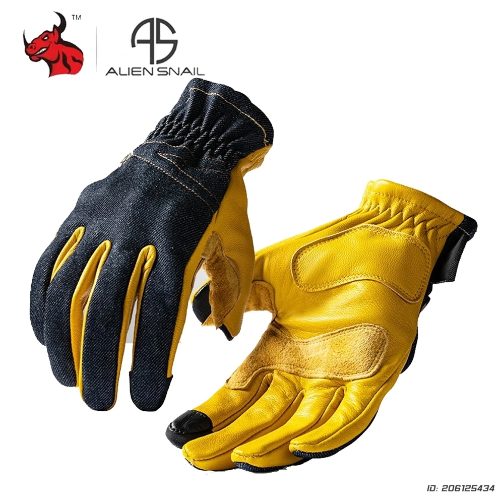 

Retro Motorcycle Gloves Men Women Outdoor Protective Sports Motocross Gloves Motorbike Cycling Gloves Motorcycle Accessories