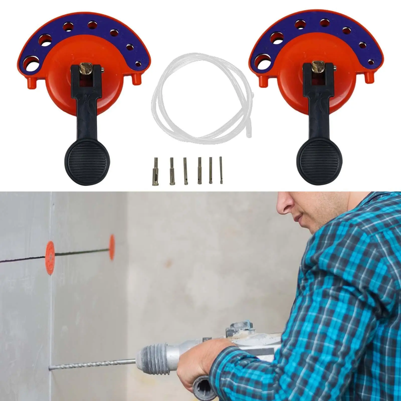 

Tile Glass Openings Locator Replacement Efficient Water Drainage Drilling Position Tool Tile Glass Hole Saws Core Bit Guide