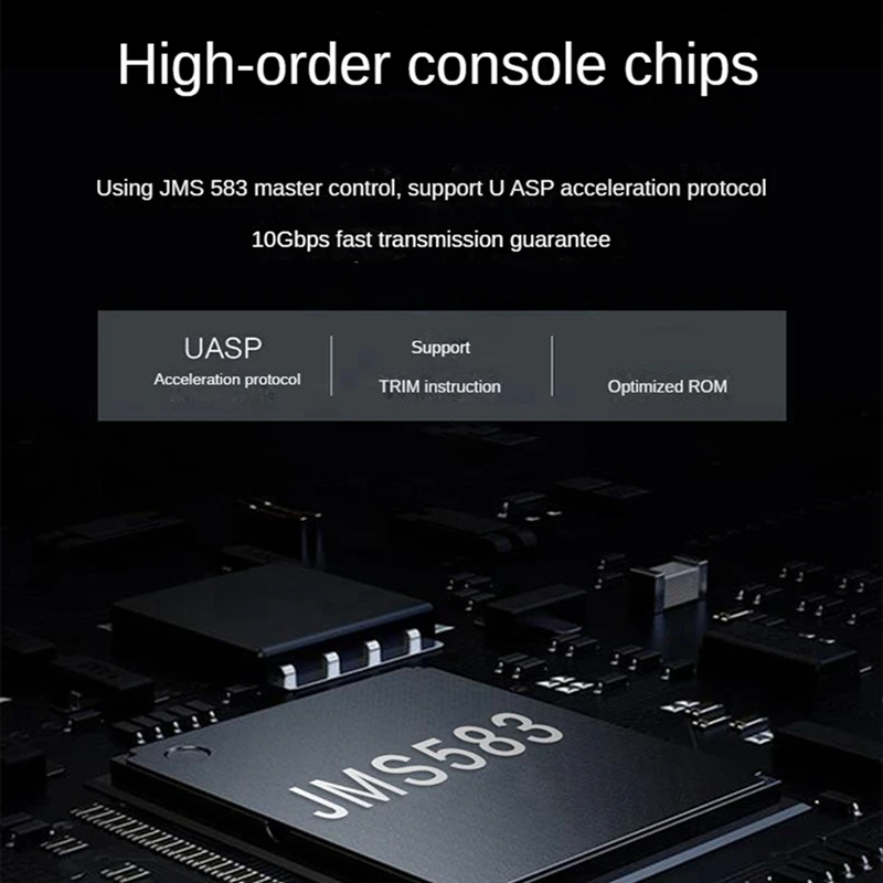 เคส SSD M2 2X M.2 NVMe 2230 SSD Enclosure, USB 3.2 10Gbps TO NVMe M-Key เคสโซลิดสเตตไดรฟ์ภายนอก