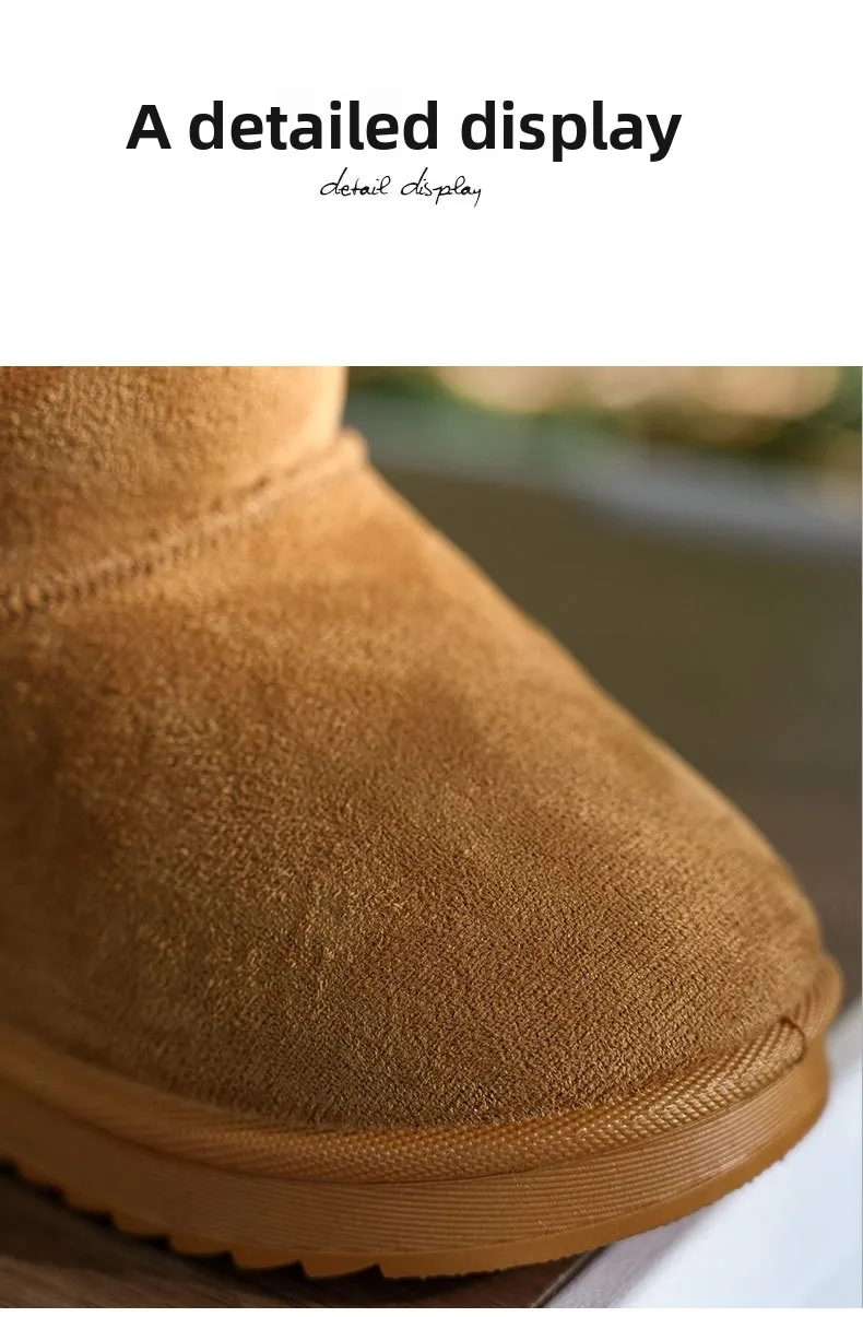 2026 Neue Kinder-Winterstiefel aus Rindsleder, warme Stiefel für Jungen und Mädchen, hochwertige Lederstiefel – Detail 14