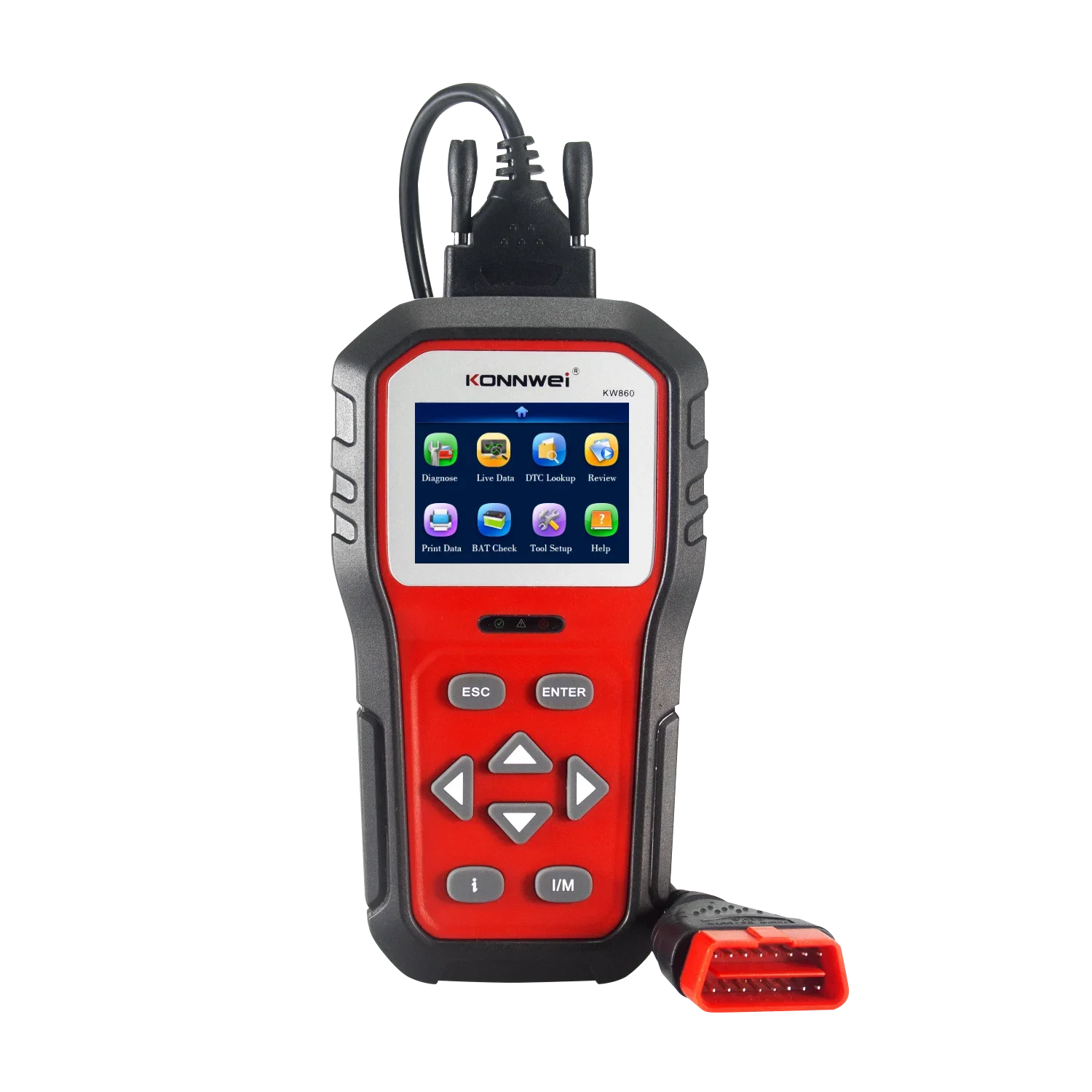 

KW860 New Model 2020 Year - Unique Scanner KONNWEI Code Reader II Auto Diagnostic Code Scanner Car Engine Faul