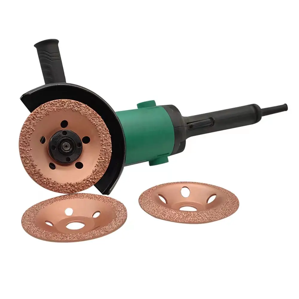 125mm Diameter 22mm Bore Brazed Diamond Cutting Grinding Disc Suitable for Polishing Wood Shaping Disc Stone, Tire and Rubber