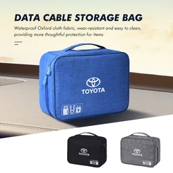 Car Multifunctional Bi-fold Storage Bag Double Zipper Large For Toyota Avalon Verso Fortuner 4Runner Highlander Land Cruiser