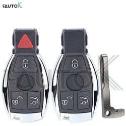 Auto Replacement Key Car Key Fob Case Cover Key Shell for Mercedes Benz A B C E G W Class W203 W204 W205 W210 W211 W212 W221