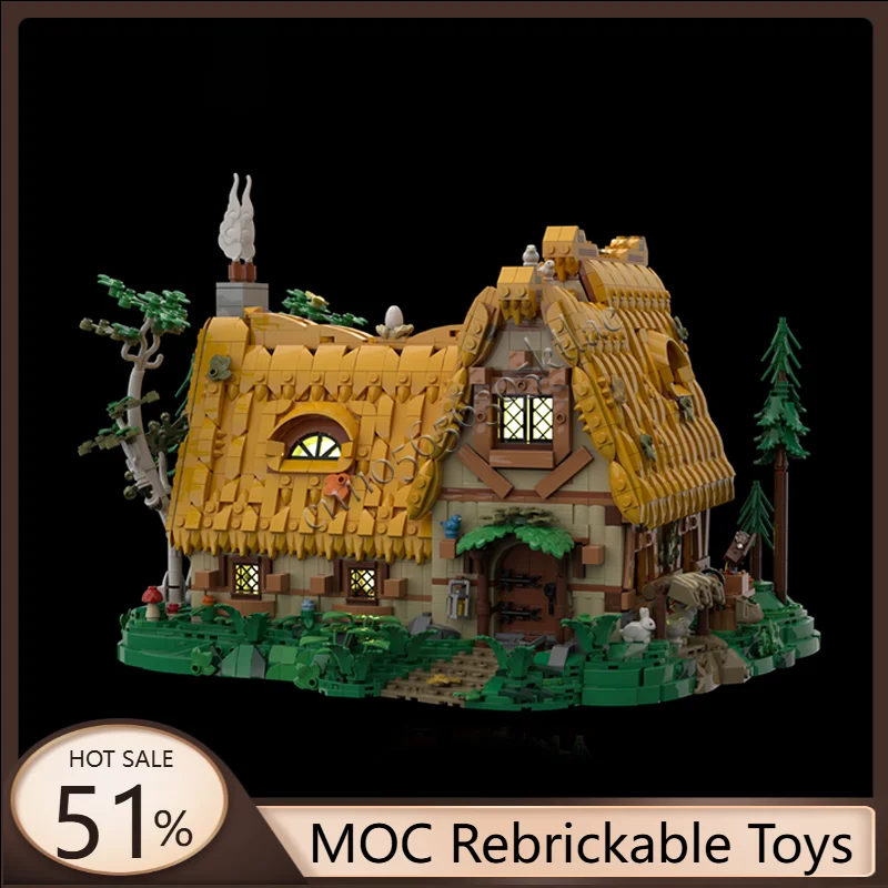 

4359PCS MOC Medieval Original Style Forest Construction Villa Model Building Blocks DIY Creative Assembly Toy For Children Gift