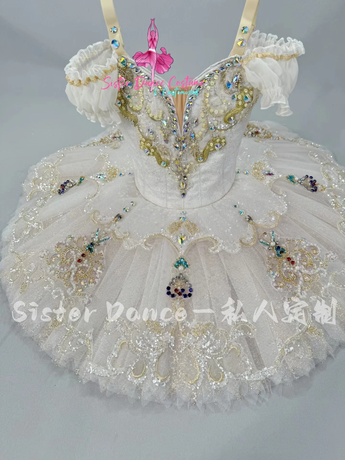 2024 New high-end classical tutu professional private custom adult children stage performance competition dress women's costume