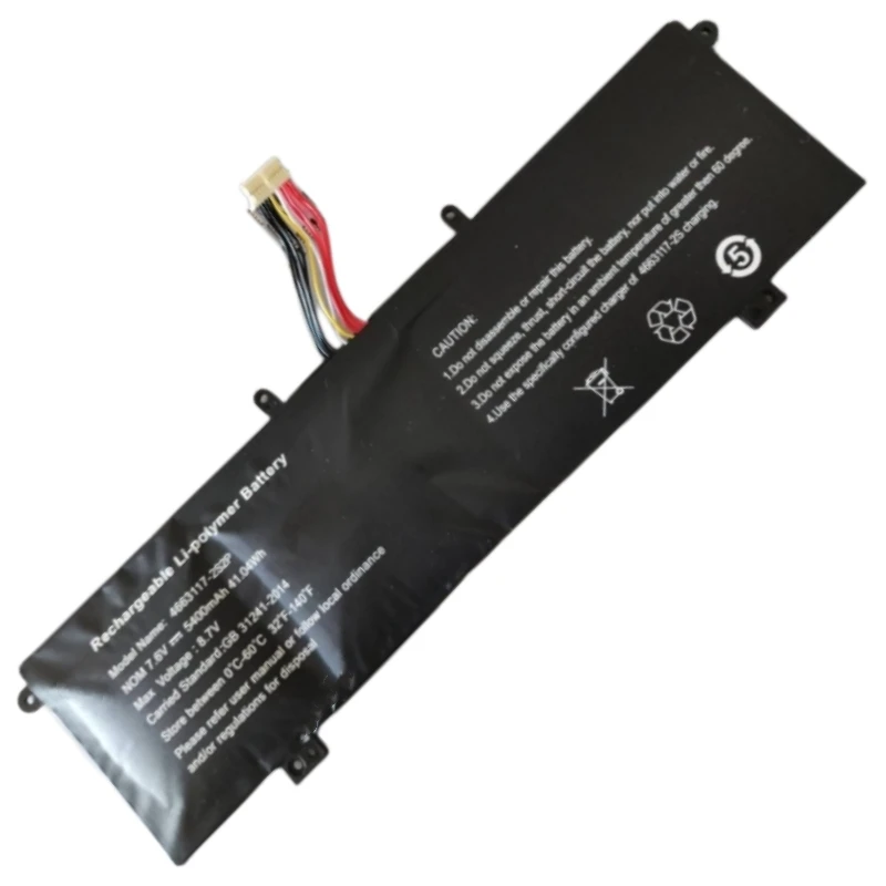 New 4663117-2S2P NV-4663117-2S Laptop Battery 7.6V 5000mAh 38Wh For Xidu Tour Pro XN1A PhilBook Y13 XN133A 2-in-1 Tablet PC