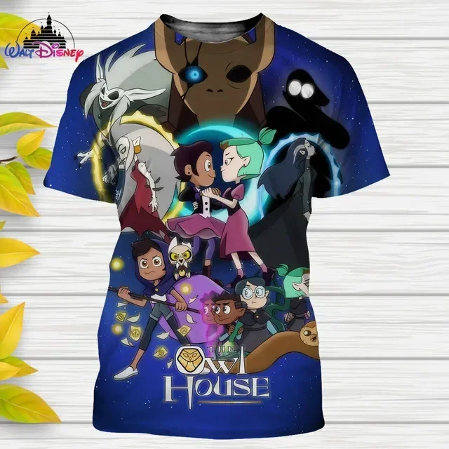 Disney Hot Anime The Owl House 3D Print Tshirts Kids T Shirt Fashion Boys Girls Men T Shirt Round Neck Tee Tshirt Clothing