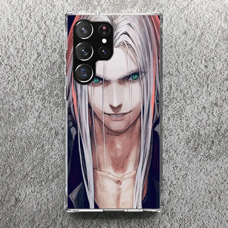 Anime FINAL FANTASY 7 BloodyBeni Print Soft Case for Samsung Galaxy S25 S24 S23 S22 Ultra S21 Plus S20 FE Phone Shell S10 + Patt