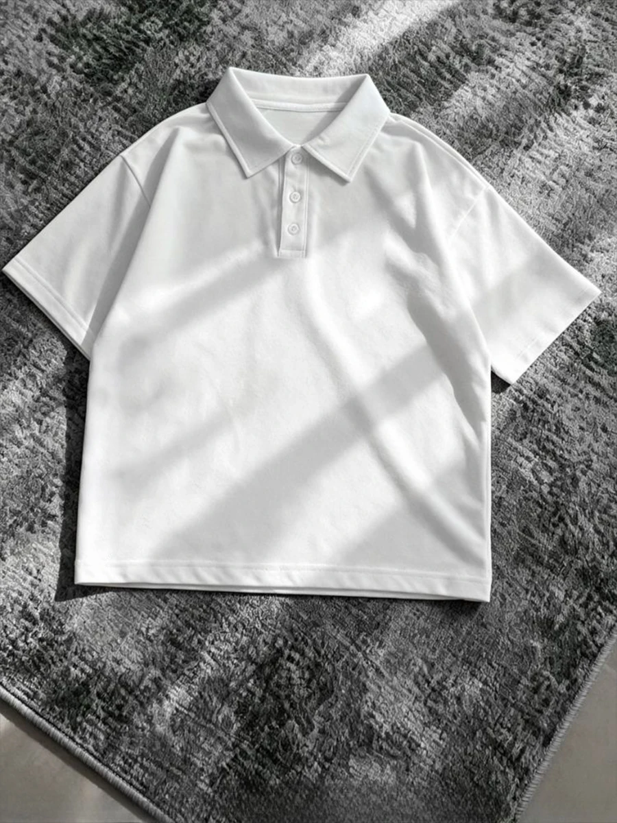Men's Polo Shirts Golf Sports Shirts Streetwear T Shirt Tee Oversize Minimalist Fashionable Casual Loose Short Sleeve All-season