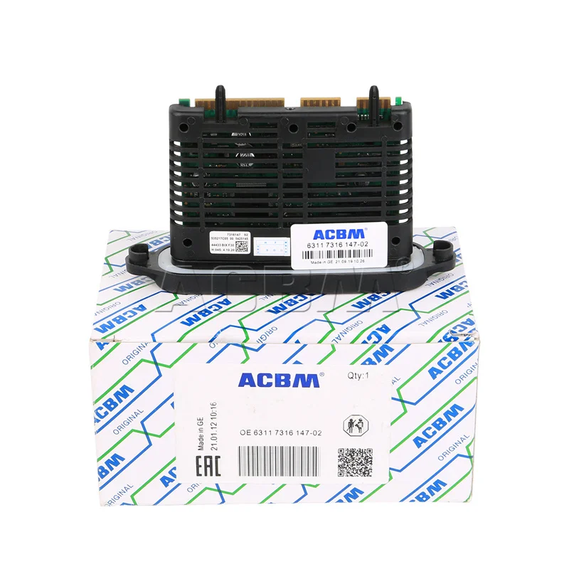 ACBM Auto Headlight Computer Ballast Control Unit Module For BMW 3 Serie F30 F31 E34 F35 OE 63117316147