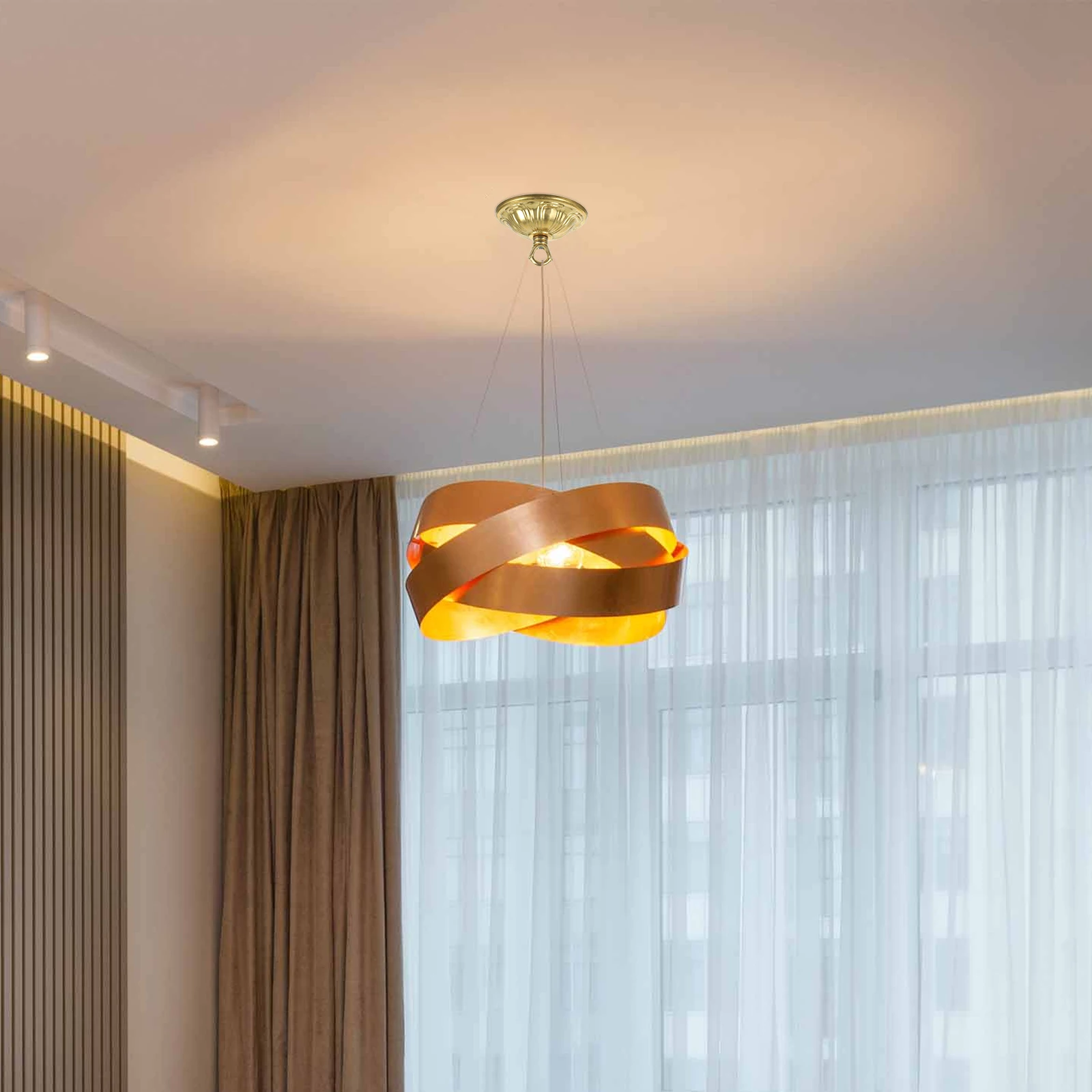 

Retro Industrial Ceiling Cover Plate Decorative Light Canopy Kit Pendant Chandelier Fixture Mounting Hardware Pure Copper Closed