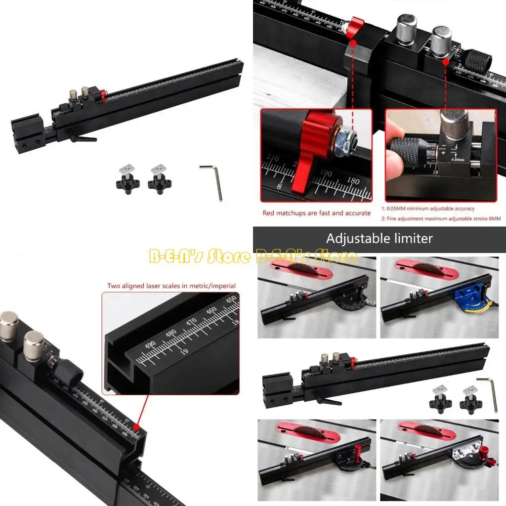 

Y1AD Регулируемая Т-образная направляющая для деревообрабатывающего инструмента под углом, функция быстрого позиционирования, 38