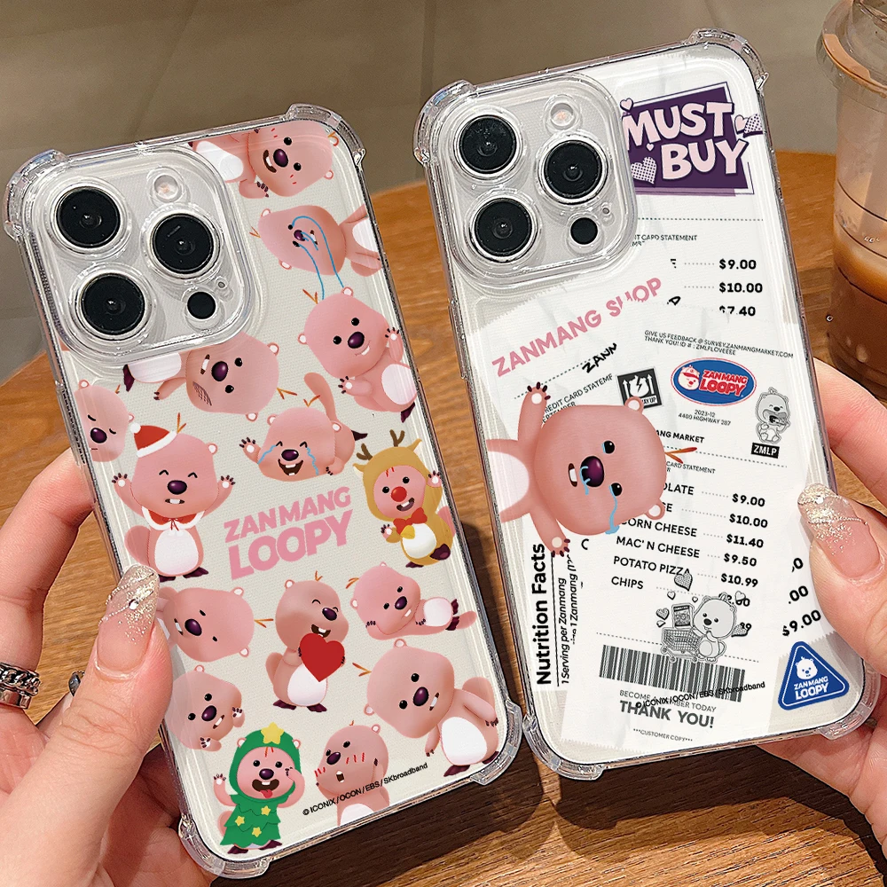 Phone Cases Loopy - Pink Beaver Loopys Phone Case for