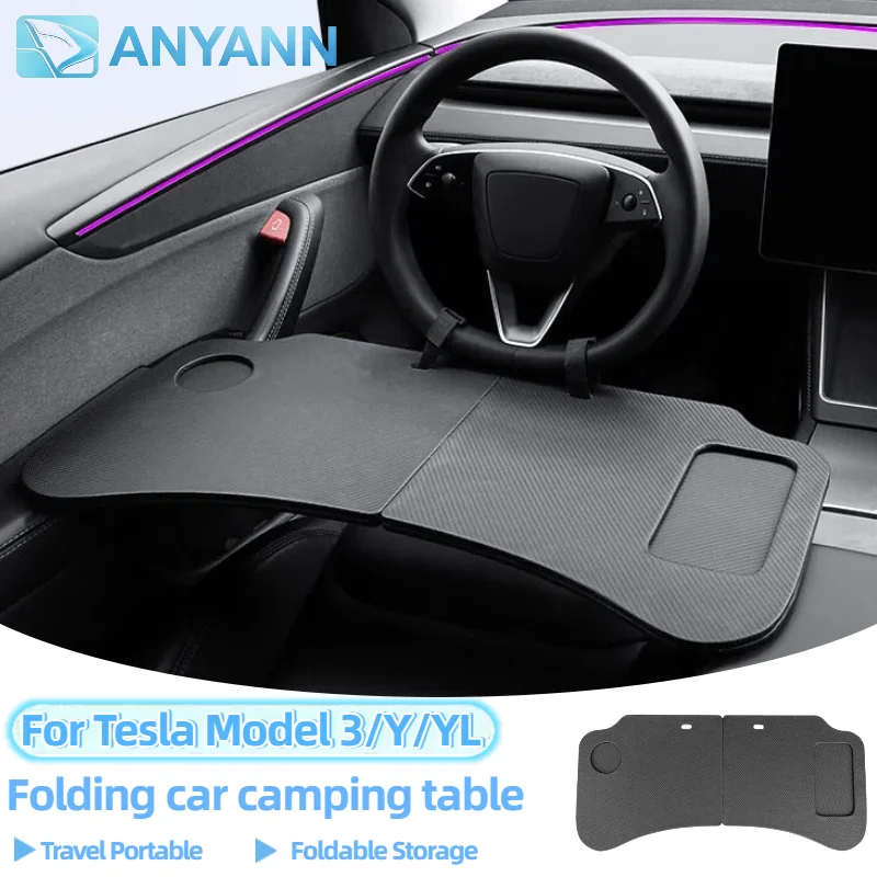 bandeja-plegable-para-el-volante-soporte-portatil-para-ordenador-portatil-diseno-de-fibra-de-carbono-escritorio-para-el-coche-mesa-de-oficina-para-tesla-model-3-y-yl-2017-2026