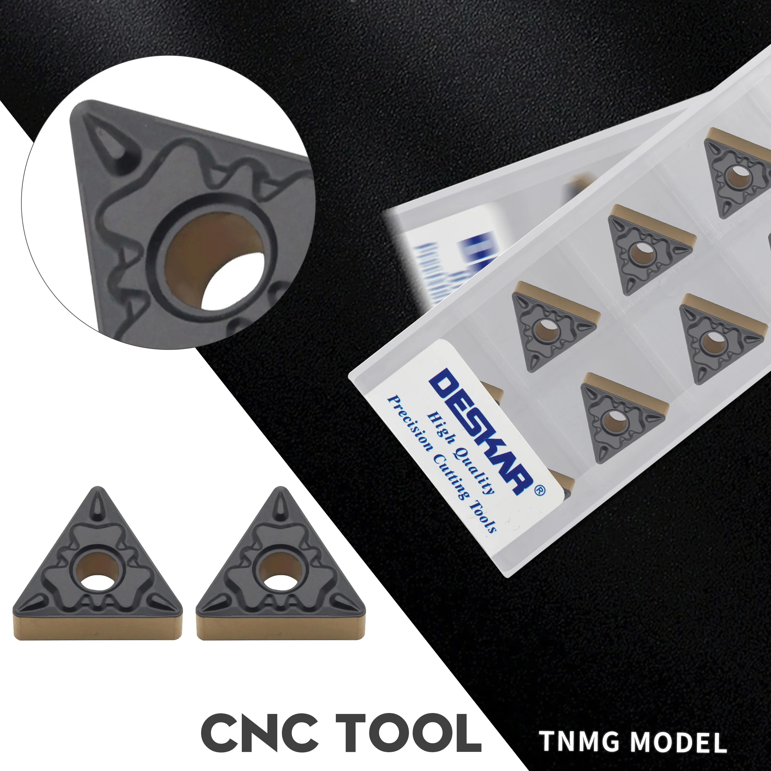 

10Pcs TNMG160404-HQ LF9218 External Turning Tools TNMG160408-HQ LF9218 CNC Lathe Cutting Blades Carbide Inserts Steel Processing