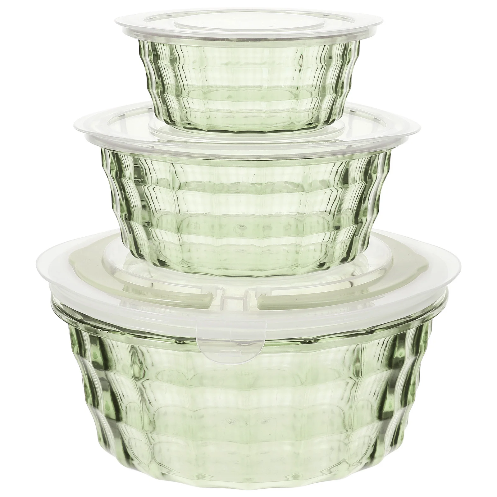 

3Pcs Kitchen Food Storage Box Sealed Container Fresh Preservation Holder for Fruit Snack Vegetable Salad Storage Box