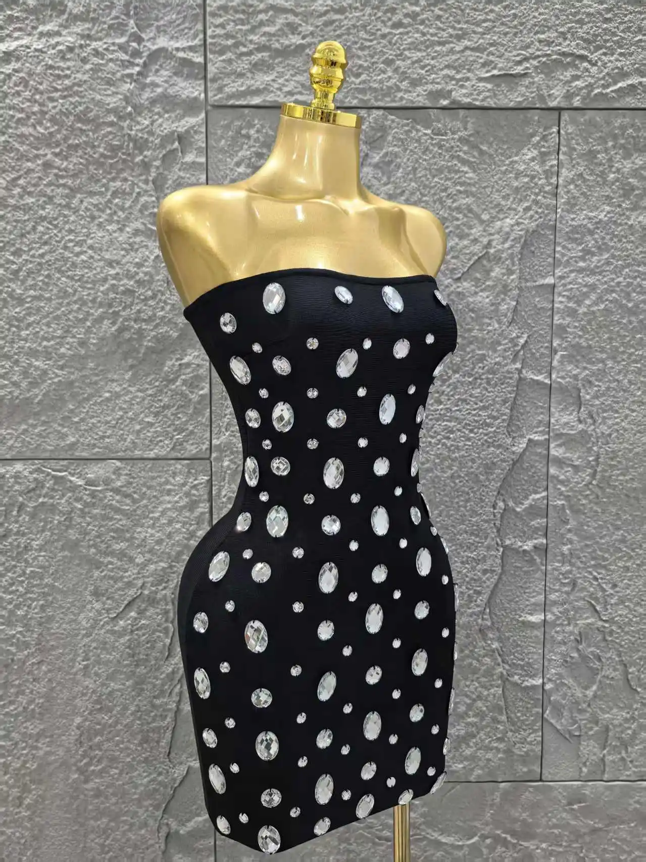 Minimaliste Sexy bretelles brillant paillettes plumes moulante Mini robe célébrer discothèque fête anniversaire vacances tenue