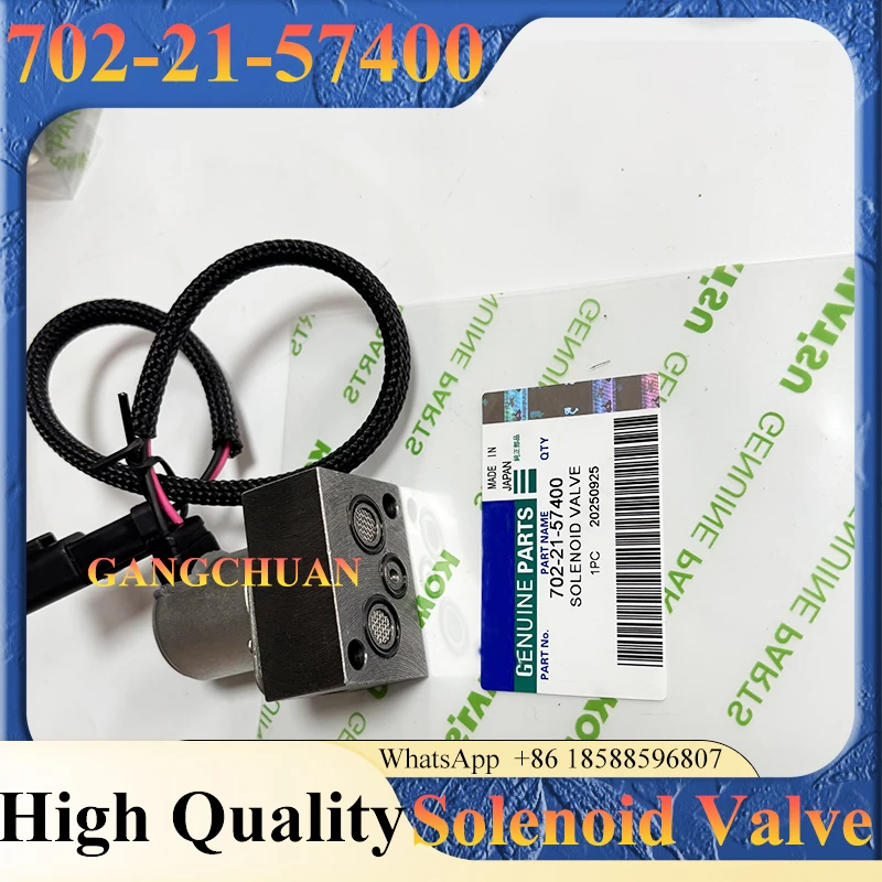 

702-21-57400 Hydraulic Pump Solenoid Valve 702-21-57400 for Excavator Parts PC200/210/220/240-7/8