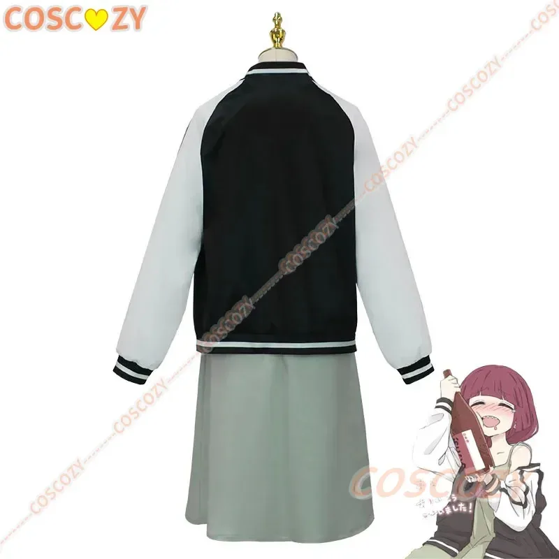 أنيمي بوتشي الصخرة! تأثيري Hiroi Kikuri زي مدرسي البيسبول سترة معطف الفول الأخضر الحمالة تنورة هالوين زي