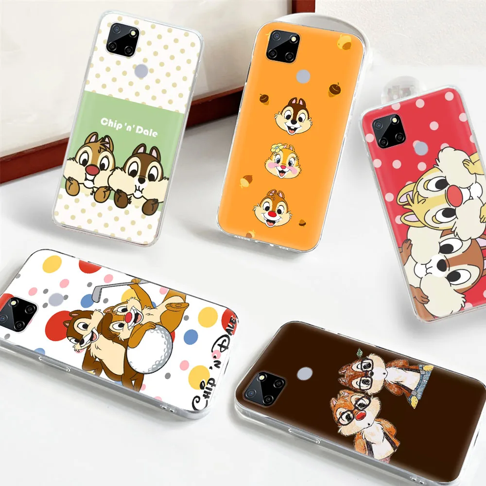 Chip Dale Transparent Case for LG V60 THINQ5 G8 G8x ThinQ K9 VELVET Stylo 6 V40 V50 K30 K42 K62 Q61 Q60 Q61 Q52 Protected Cover