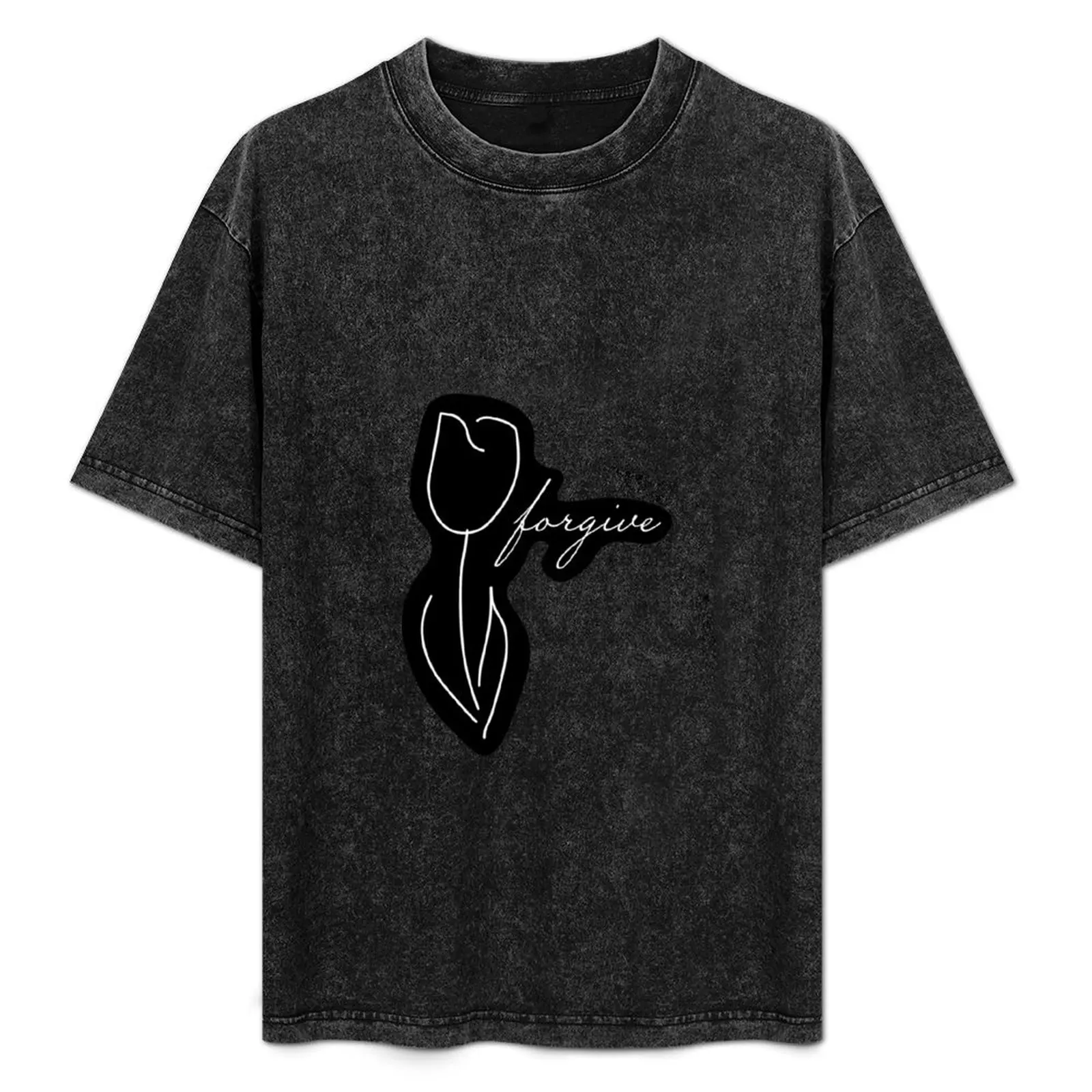 

Sign of Forgiveness (black background) T-Shirt clothes sports fans blue archive custom shirt mens designer t shirt