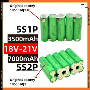 Original LG Slot Key Battery, 18650, MJ1, 3500mah, 7000mah, Entladung 20a, 3s, 4s, 5s, 6s, 7,4 V, 12 V, 14,4 V, 18 V, 25,2 V. 8 Hauptverkauf Batterie LG 18650 - №1